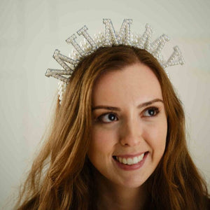 Hats & Headwear - Headbands & Boppers Dream Baby Mummy Pearl Headband 18cm x 17cm Each