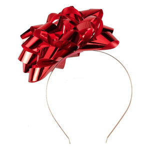 Hats & Headwear - Headbands & Boppers Merry & Bright Present Bow Christmas Headband 13cm Each