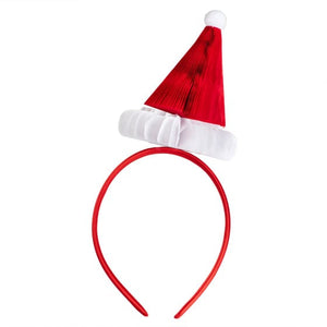 Hats & Headwear - Headbands & Boppers Merry Little Christmas Honeycomb Santa Headband 12cm x 10cm 2pk