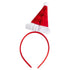 Merry Little Christmas Honeycomb Santa Headband 12cm x 10cm 2pk