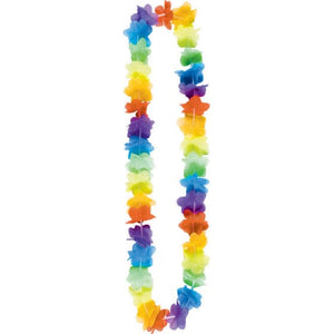 Hula Boxed Rainbow Flower Leis 91cm 25pk