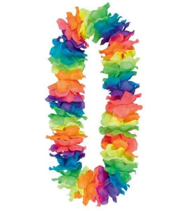 Hula Paradise Neon Rainbow Leis 101cm Each