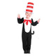 Kids Costume Dr. Seuss The Cat in the Hat Jumpsuit Unisex Costume