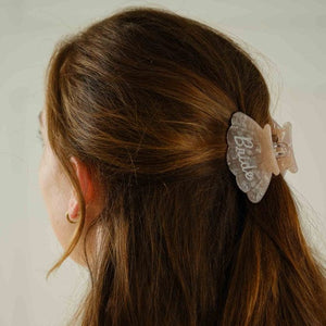 Make Up & Prosthetics - Hair Color,Clip She's Tying the Knot Claw Clip 4.5cm x 6.5cm Each