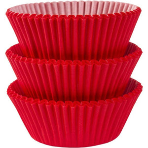 Tableware - Cupcake Stand & Cases Apple Red Cupcake Cases 5cm 75pk