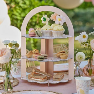 Tableware - Cupcake Stand & Cases Birthday Bloom Cake Stand 31cm x 42cm Each