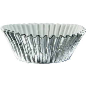 Tableware - Cupcake Stand & Cases Silver Foil Cupcake Cases 5cm 24pk