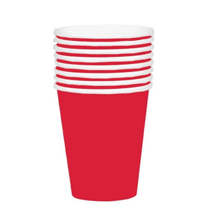 Tableware - Cups Apple Red HC Paper Cups 354ml 20pk
