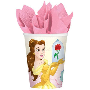 Tableware - Cups Beauty and the Beast Paper Cups 266ml 8pk