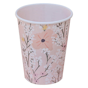 Tableware - Cups Birthday Bloom Floral Cups 8pk