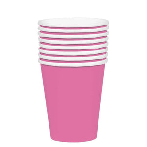 Tableware - Cups Bright Pink HC Paper Cups FSC 354ml 20pk