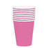 Bright Pink HC Paper Cups 354ml 20pk