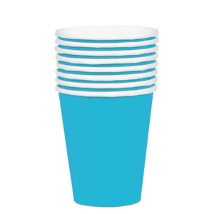 Tableware - Cups Caribbean Blue HC Paper Cups FSC 354ml 20pk