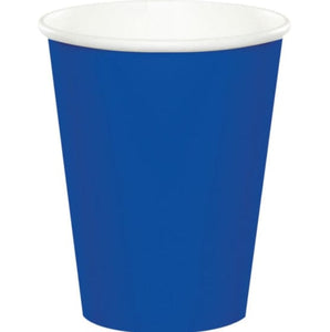 Tableware - Cups Cobalt Blue Paper Cups 266ml 24pk