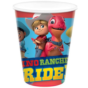 Tableware - Cups Dino Ranch Paper Cups FSC 266ml 8pk