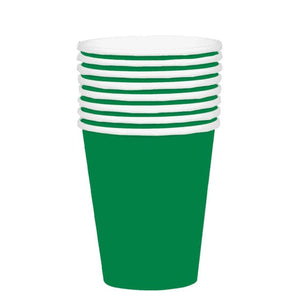 Tableware - Cups Festive Green HC Paper Cups FSC 354ml 20pk