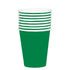 Festive Green HC Paper Cups 354ml 20pk