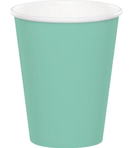 Tableware - Cups Fresh Mint Green Paper Cups 266ml 24pk