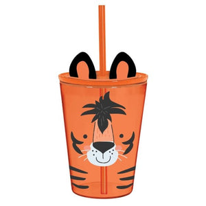 Tableware - Cups Get Wild Jungle Tumbler & Straw 354ml Each