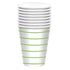 Kiwi HC Stripe Paper Cups 266ml 8pk