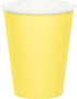 Mimosa Yellow Paper Cups 266ml 24pk