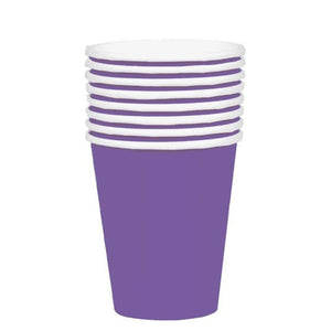 Tableware - Cups New Purple Paper Cups FSC 354ml 20pk