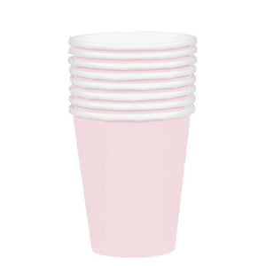 Tableware - Cups Pastel Pink HC Paper Cups FSC 354ml 20pk