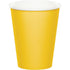 School Bus Yellow Paper Cups 266ml 24pk