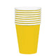 Tableware - Cups Sunshine Yellow Paper Cups FSC 354ml 20pk