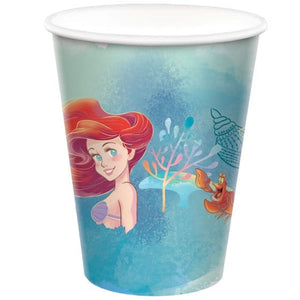 Tableware - Cups The Little Mermaid Paper Cups 266ml 8pk