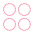 New Pink Scalloped Labels 5cm 5pk