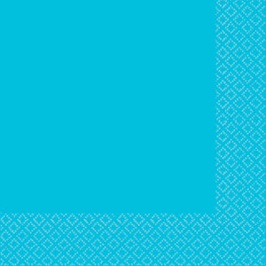 Tableware - Napkins Caribbean Blue Beverage Napkins 2-Ply FSC 40pk