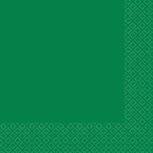 Tableware - Napkins Festive Green Dinner Napkins 2-Ply FSC 40pk