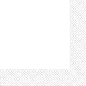 Tableware - Napkins Frosty White Dinner Napkins 2-Ply FSC 40pk