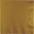 Glittering Gold Beverage Napkins 25cm x 25cm 50pk