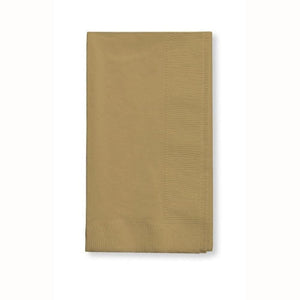 Tableware - Napkins Gold Dinner Napkins 40cm x 40cm 50pk