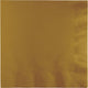 Tableware - Napkins Gold Lunch Napkins 33cm x 33cm 50pk