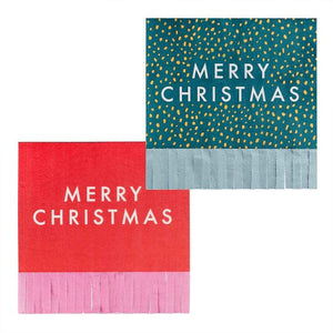 Tableware - Napkins Merry & Bright Merry Christmas Paper Party Napkins 16pk