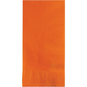 Tableware - Napkins Orange Dinner Napkins 40cm x 40cm 50pk