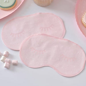 Tableware - Napkins Pamper Party Pamper Eye Mask Napkins 17.5cm x 9.4cm 16pk