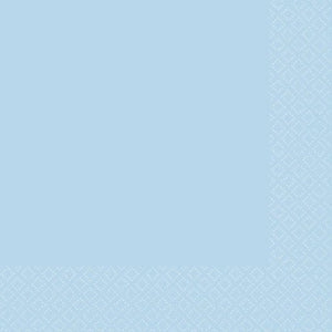 Tableware - Napkins Pastel Blue Dinner Napkins 2-Ply FSC 40pk