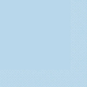 Tableware - Napkins Pastel Blue Dinner Napkins 2-Ply FSC 40pk