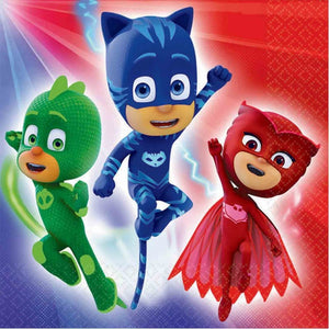 Tableware - Napkins PJ Masks Lunch Napkins 33cm 16pk