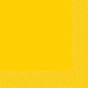 Tableware - Napkins Sunshine Yellow Dinner Napkins 2-Ply FSC 40pk