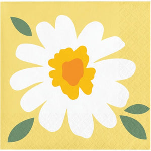 Tableware - Napkins Sweet Daisy Beverage Napkin 16pk