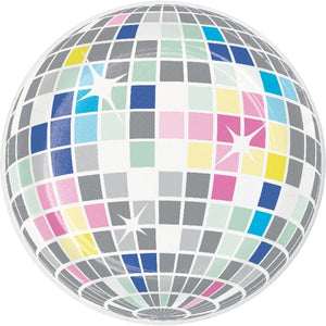 Tableware - Plates Birthday Beats Disco Ball NPC Paper Plates 17cm 8pk