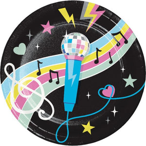 Tableware - Plates Birthday Beats NPC Paper Plates 23cm 8pk