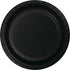 Black Velvet Dinner Paper Plates 23cm 24pk