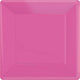 Tableware - Plates Bright Pink Square NPC Paper Dinner Plates FSC 23cm 20pk