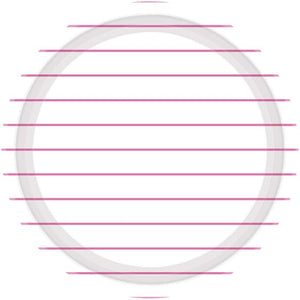Tableware - Plates Bright Pink Stripes NPC Round Paper Plates FSC 23cm 8pk